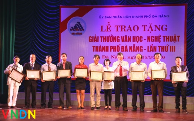 Lễ trao Giải thưởng Văn học- Nghệ thuật thành phố Đà Nẵng lần thứ III (2010 - 2014)
